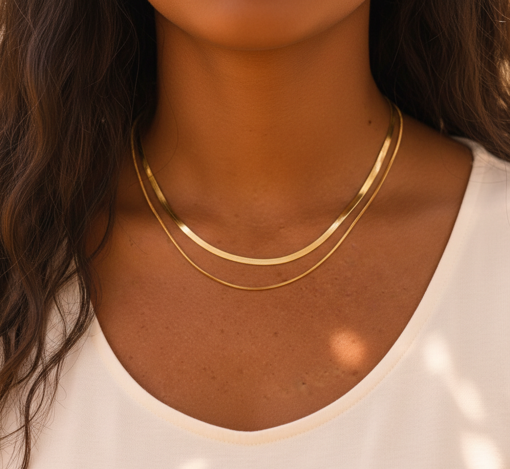 The Everyday Chain (Herringbone — 3mm)