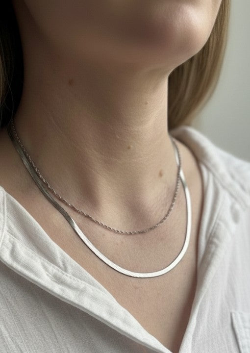 The Everyday Chain (Herringbone — 3mm)